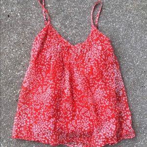 Coral pattern billabong tank top